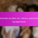 Activités sportives: initiation, encadrement, équipements
